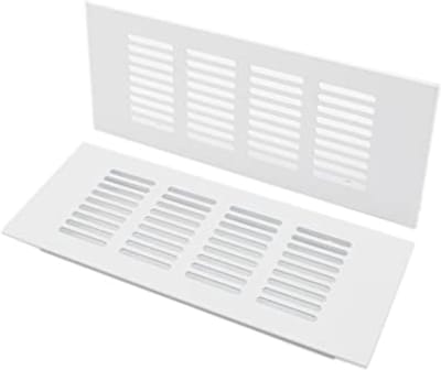 Rechthoekige Aluminium Ventilatieroosters voor Kast, Keuken en Badkamer - 2 Stuks
