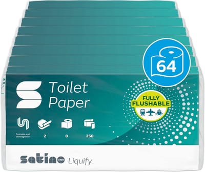 Zelfoplossend Toiletpapier voor Camping en Camper - 2-laags Voordeelverpakking