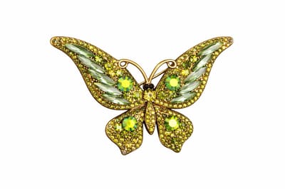 Vlinderbroche - Elegante Broche met Kristallen | Twinolo