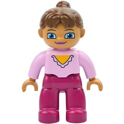 Grote Afmeting Poppen Bouwsteen Familie Figuren Boer Prinses Piraat Werker Politie Groot Karakters Blokken Compatibel met Duplo Speelgoed