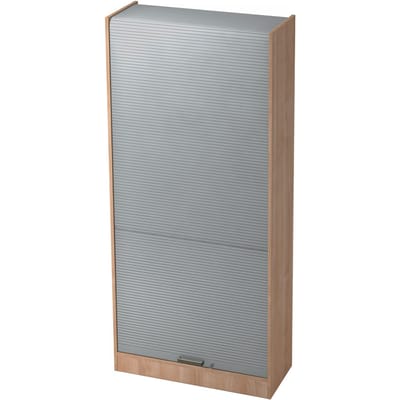 SIGNA R90 SG - Walnoot/Zilver Greeplijst kunststof