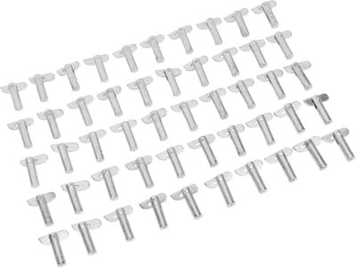 Steigerverbindingsconnector - Dwarsbalkpen Pluggen - Steigerconstructie - Gegalvaniseerde Oppervlakte - 50 stuks 12x45mm - Zilver
