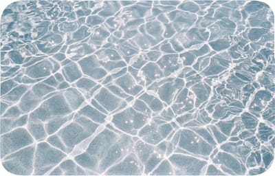 Badmat 80x50 cm - Antislip - Water - Reflectie - Zonlicht - Badmatten voor badkamer - Badkamermat - Douchemat - Badkamer mat