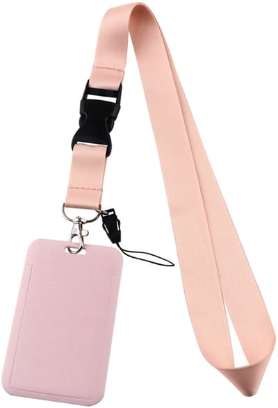 Travel Cords - Keycord met Badgehouder Baby Roze - Stijlvol - Praktisch