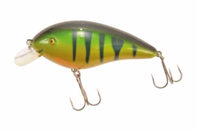 Predox Little Joe plug 6,2 cm - drijvende kunstaasplug met realistische actie en kleuren Green Perch