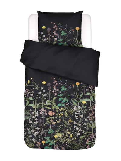 Essenza Augustina Dekbedovertrek Antraciet - Eenpersoons – 140x200/220 cm