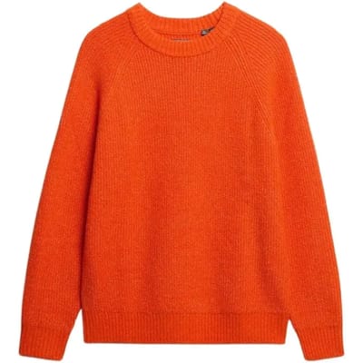 Superdry - Grof gebreide trui met raglanmouwen - Heren - Sweaters