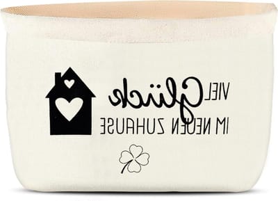 Broodmand voor een nieuw huis, perfect als verhuis- of housewarming cadeau, praktische broodzak en origineel geschenkidee voor elke gelegenheid