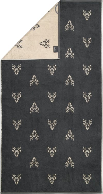 Cawö 6229 70/140 73 badhanddoek 70 x 140 cm Katoen Grafiet 1 stuk(s)