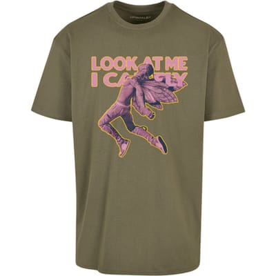 Mister Tee Look Oversized T-shirt Groen