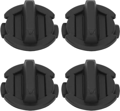 Afvoerplug Set - Drainspluggen UTV - Voertuig Beschermen - Goede Afdichting - 4 Stuks - Zwart