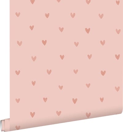 ESTAhome behang hartjes roze - 53 cm x 10.05 m - 139768