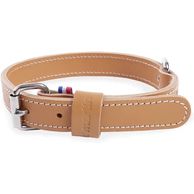 Halsband van rundleer met dubbele laag voor honden Martin Sellier 35/75
