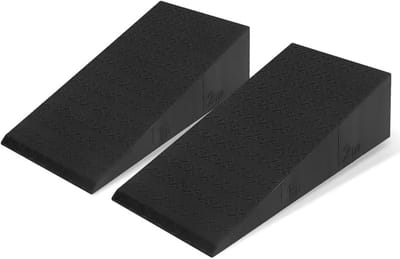 Kniebuigwiggen - Squat wiggen - Spierkracht verhogen - Antislip ontwerp - 35 x 16 x 16 cm - Zwart