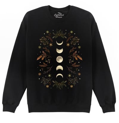 Moonlight Garden Winter The Coloured House Sweater S