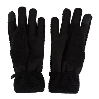 Regatta Unisex Volwassen Tech Touchscreen Borg Logo Winterhandschoenen (Zwart)