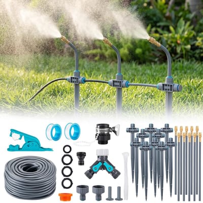Tuin irrigatie kit - Druppel systeem - Planten water geven - 360 graden verstelbaar - 10 meter lengte