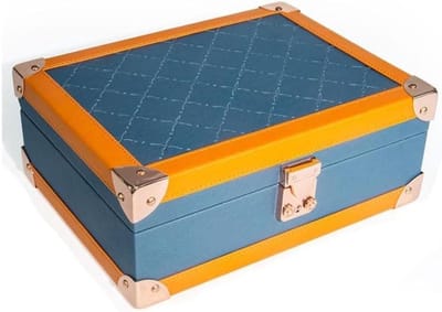 Sieradendoos Luxe - Opbergdoos Juwelen - Thuis Organiseren - Zachte Binnenvoering - 25 cm Breed - Zwart