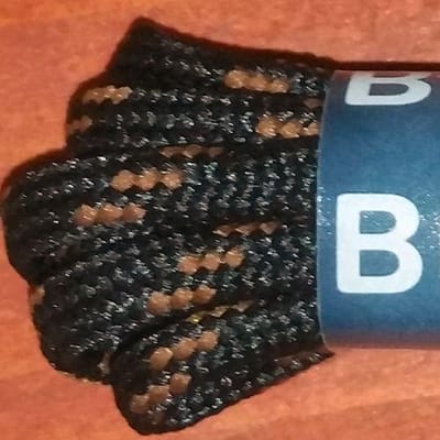 Bergal 120cm wandelschoen & bergschoen veters - zwart/bruin