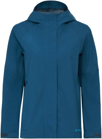 VAUDE Neyland 2.5L Jas II, Hardshell Jas, Dames Outdoor Sportjassen, Waterdicht, Winddicht, Hardshell, Capuchon, Regular fit