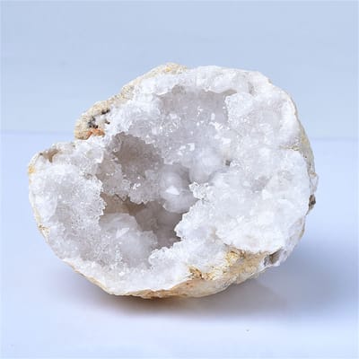 Ongeopende Geode Ruw 160 Gram – Natuurlijke Kristalsteen Holte - Geode ruwe steen - Perfect cadeau voor vrouwen - Inclusief uitleg - Verrassing - Balans - Harmonie - Spirituele Energie - 100% natuurlijk - zelf openen - verassing