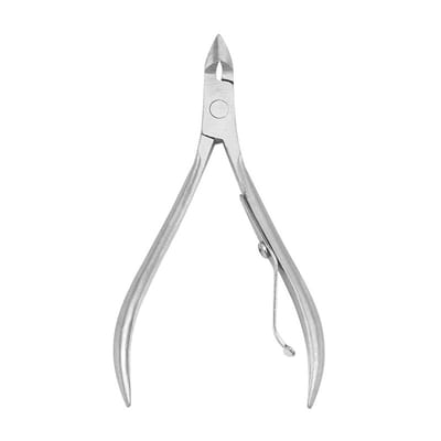 Decopatent - Nailcutter Pro - Professionele Nagelschaar - Nageltang voor Kalknagels en Hoekjes - Hoektang met Dubbele Overbrenging - Sterke Dubbelscharniertang - Teennagel knipper - Afm. 5.2x0.9x9.8 Cm