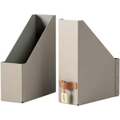 Leitz Puro Tijdschriftencassette - 100% Gerecycled Karton - Set van 2 - Beige