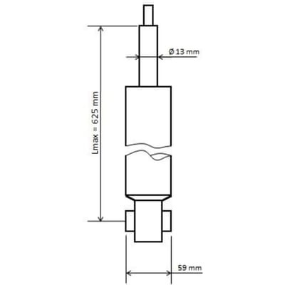 Schokdemper Excel-G KYB 3448024
