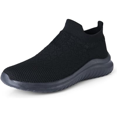 Heren Sneakers Ademende Heren Casual Schoenen Outdoor Heren Instappers Loafers Wandelsneakers Tennis Voor Heren Tenisschoenen 39 black