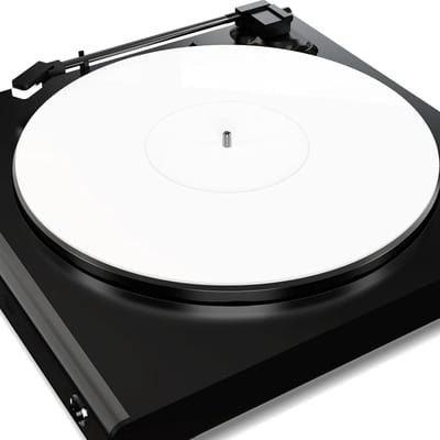 Draaitafel Mat - Platenspeler Mat Slipmat - Muziek Luisteren - Gedempte Resonantie - 12 Inch - Wit