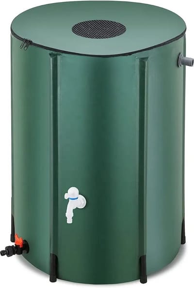 Famiflora opvouwbare regenton - Ø80 x H98 cm - 500 liter inhoud
