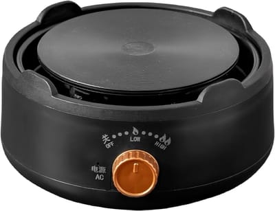 Elektrisch Kooktoestel - Draagbare Kookplaat - Koken Buiten - Snelle Temperatuurinstelling - 18 cm Breed - Zwart