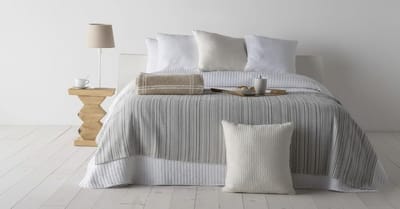 Multifunctionele Sprei - Plaid Bank Bed - Woonkamer Decoratie - Jacquard Technologie - 230 x 260 cm - Grijs