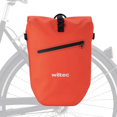 Fiets- en schoudertas 28L - Waterdicht met reflectoren en draagriem