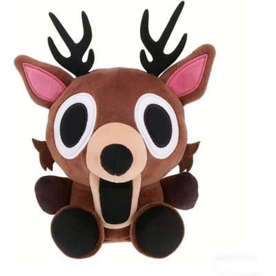 Nieuwe 99 Nachten In Het Bos Zwarte Kat Hert Vleermuis Uil 99nights Pluche Pop Schattige Anime Merchandise Speelgoed Verjaardagscadeau 25cm brown