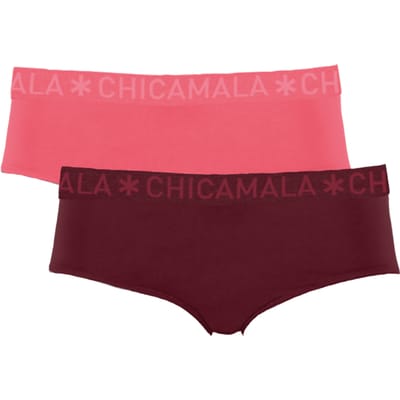 Chicamala – Meisjes Briefs – 2 Pack – Normale Lengte – Onderbroek Meisjes – Kinderkleding – Meisjes Ondergoed – 95% Katoen – Meisjeskleding