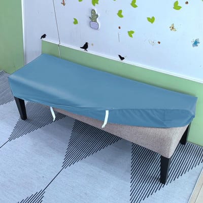 Housse de banc en cuir PU extensible et imperméable, 1 pièce, housse de protection amovible et lavable pour banc de salle à manger pour salon