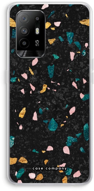 Case Company® - Hoesje geschikt voor Oppo A94 5G hoesje - Terrazzo N°10 - Soft Cover Telefoonhoesje - Bescherming aan alle Kanten en Schermrand