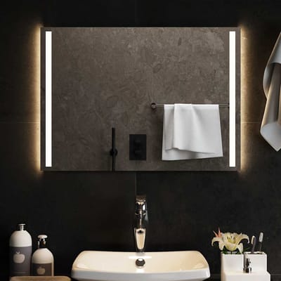 vidaXL - Badkamerspiegel - LED - 70x50 - cm