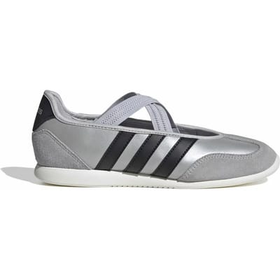 Adidas Barreda Mary Jane Sneakers Dames - Zilver - Maat 39 1/3 - Suède