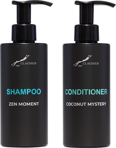 Douchepakket - Shampoo Zen Moment + Coconut Conditioner - 300 ml per fles - bodycare - luxe fles - set van 2 stuks - Cadeau