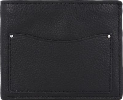 Fossil Anderson Portemonnee Leer 12 cm - Jongens - Horizontaal - schwarz