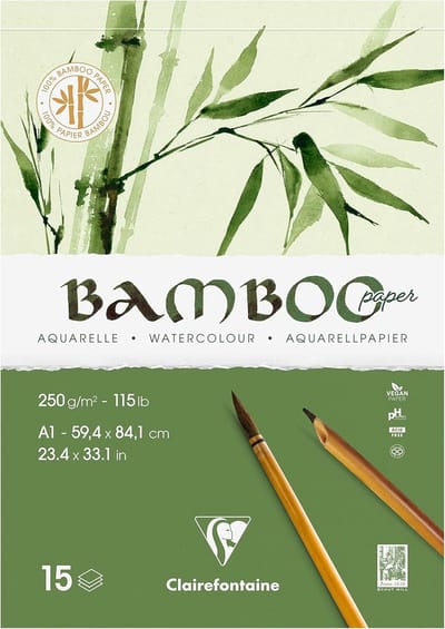 Tekenblok Bamboe - Papier A1 - Tekenen en Schilderen - Zacht Papier - A1 - Natuurlijk