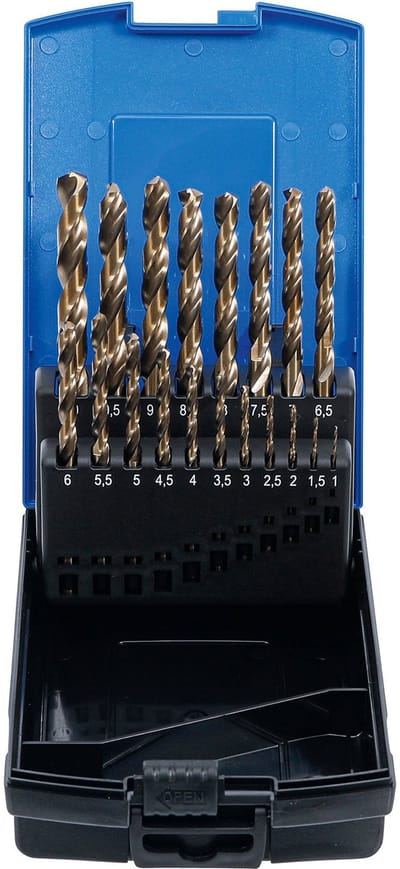 BGS Twistboren set HSS-G M35 kobaltstaal 1 - 10 mm 19 stuks - 929...