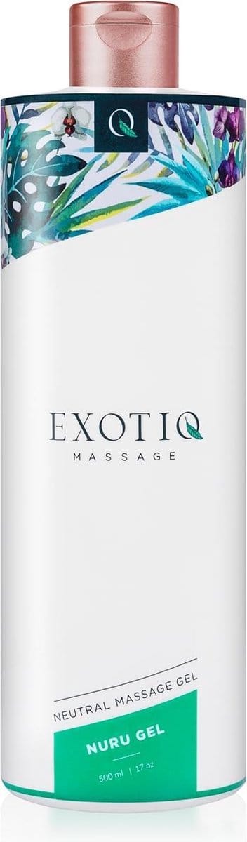 Exotiq - Nuru Gel - Massage Olie voor een Ontspannende Massage - Perfect voor Body to Body Massages - Eenvoudig af te Spoelen - 500 ml - Aqua