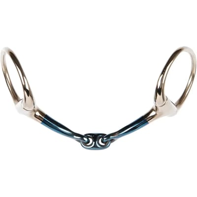 2-rings bit voor paarden met dubbele anatomische breuk Harry's Horse Sweet Iron