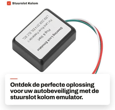 Dailygoods- Stuurslot Vervangingsbeheer - ELC Richtingsvergrendelingsemulator - Plug and Play - ABS Materiaal - Eenvoudig te installeren - Geschikt voor L359 2006-2014 - Vergrendeling