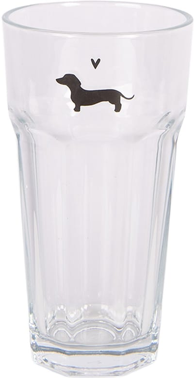 Clayre & Eef Waterglas 320 ml Transparant Glas