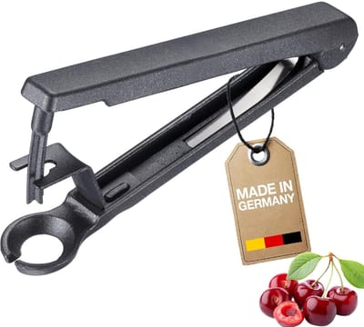 Westmark Kersenontpitter Kernex Black Edition – Ontpitter voor kersen & olijven – Handig hulpmiddel bij het inmaken – Antraciet