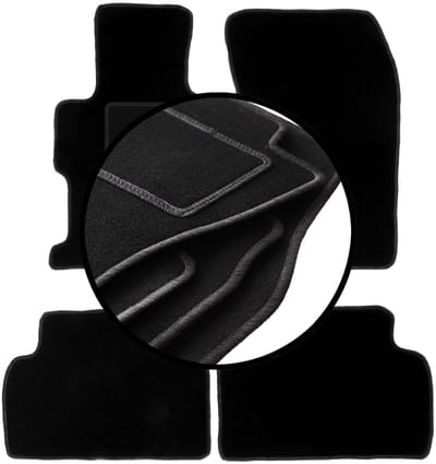 Complete set veloursmatten voor: Honda Civic IX sedan (2011-2016)